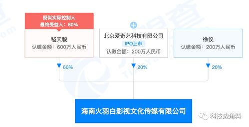 愛(ài)奇藝布局影視產(chǎn)業(yè) 成立海南火羽白影視公司并持股20%